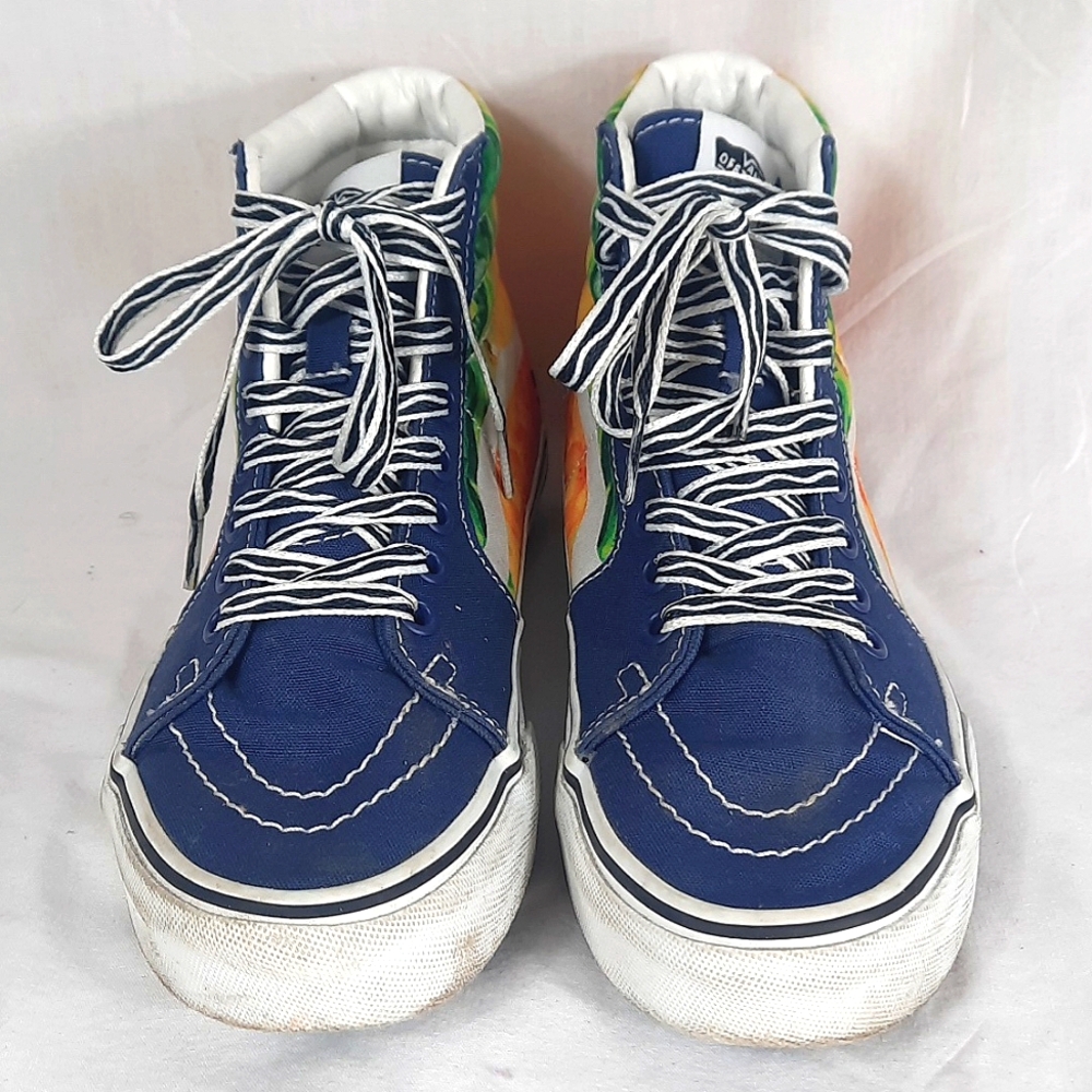 Vans Off The Wall Crayola Mens Shoes Size 4 Womens Size 5.5 Hightop Sk8 Sneakers - Picture 2 of 11